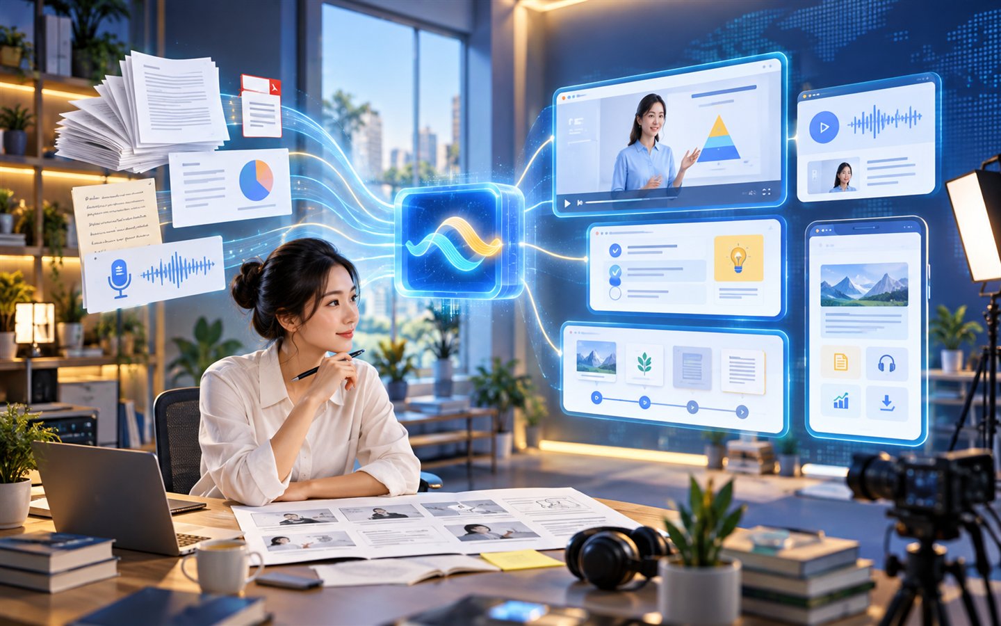 Studio AI số hóa bài giảng