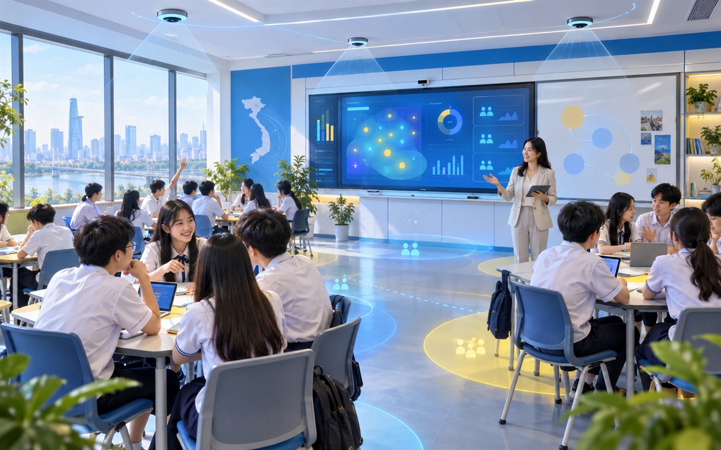 Phòng học thông minh ứng dụng AI