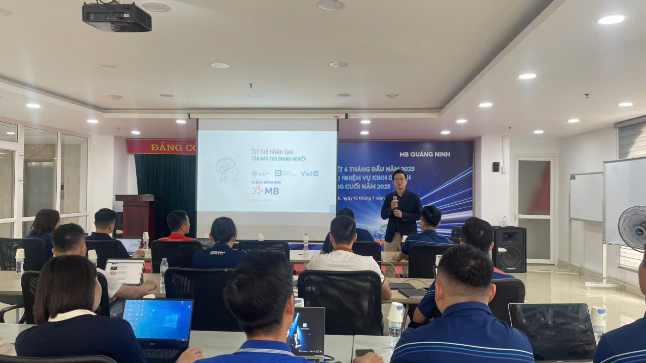 Đào tạo AI tại MB Quảng Ninh